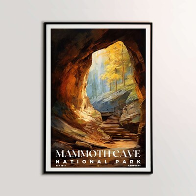 Mammoth Cave National Park Poster, Travel Art, Office Poster, Home Decor | S6 - image2